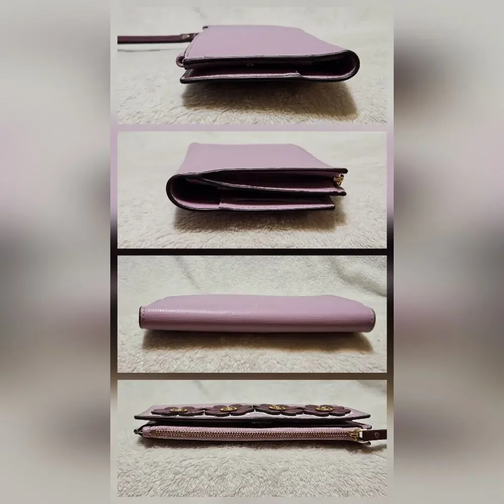 Kate Spade Purple Floral Wallet NWT